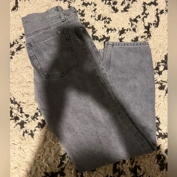 Everlane Women's Organic Cotton Straight Leg Jeans - Charcoal - Picture 5 of 5